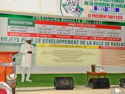 PRESENTATION DU LIVRE PROGRAMME POUR LE DÉVELOPPEMENT DE LA COMMUNE DE KAOLACK 2027- 2031